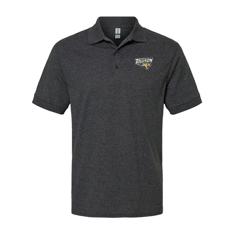 Men's Towson Tigers Gildan Dry Blend Jersey Polo